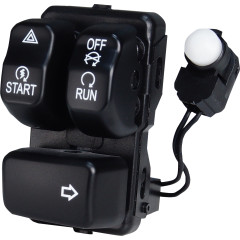 Right Side Handlebar Control Module Black
