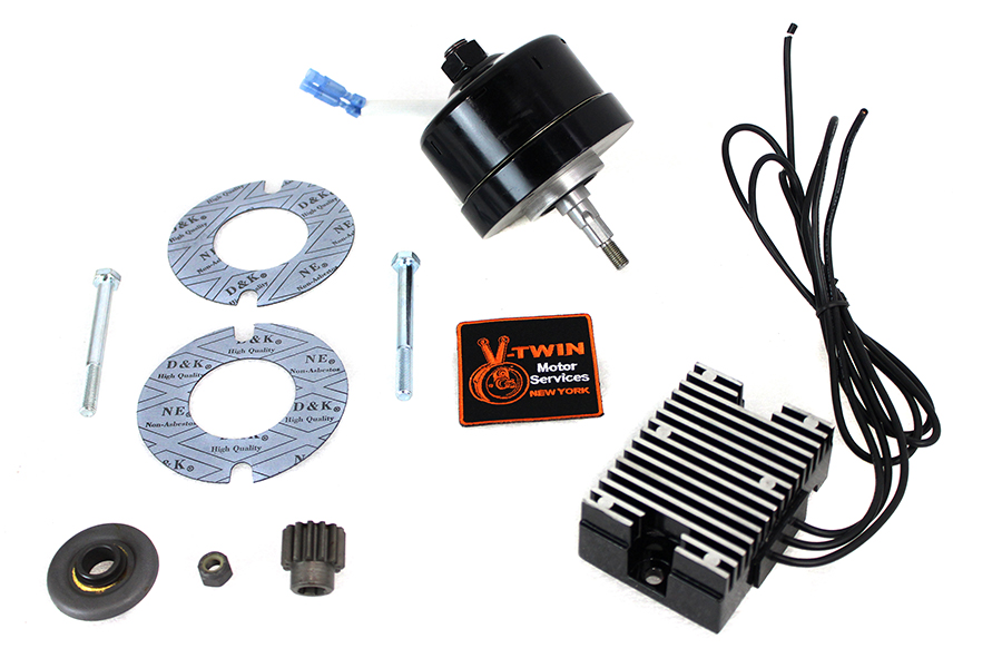 Black 12 Volt Alternator Generator Conversion Kit