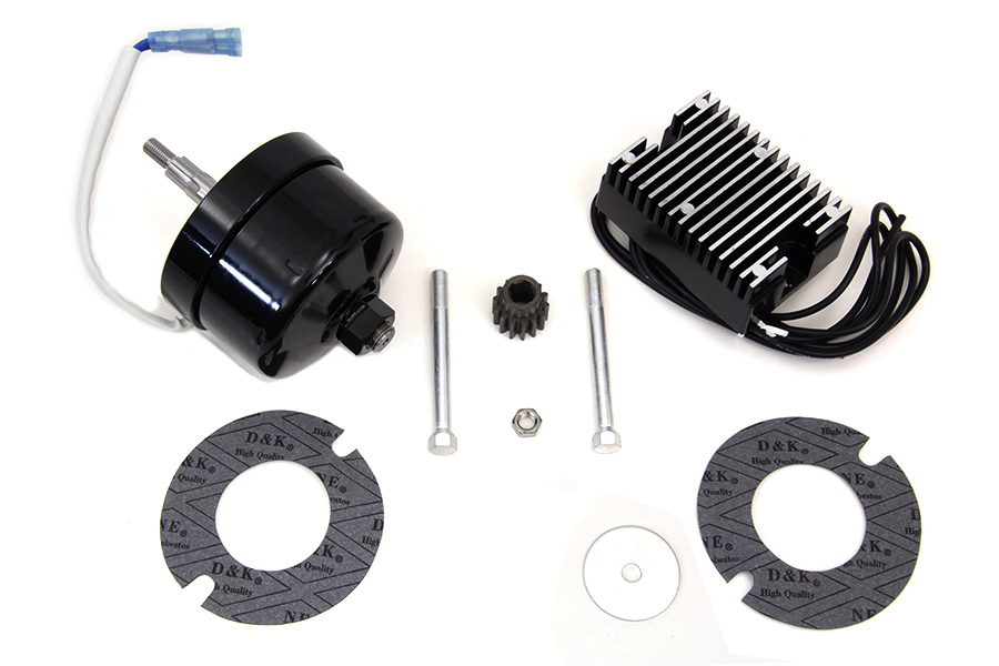 Black 12 Volt Alternator Generator Conversion Kit