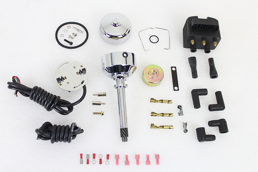V-Fire Single Fire Electronic Ignition Distributor with Coil