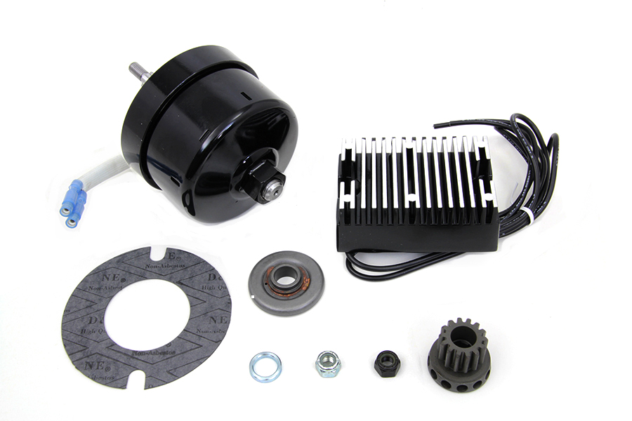 Black 12 Volt Alternator Generator Conversion Kit
