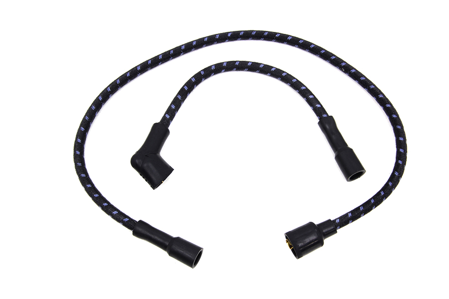 Sumax Black with Blue Tracer 7mm Spark Plug Wire Set