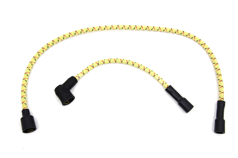 Sumax Yellow with Black & Red Tracer 7mm Spark Plug Wire Set