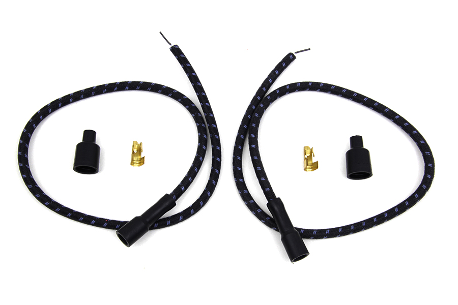 Sumax Black with Blue Tracer 7mm Spark Plug Wire Set