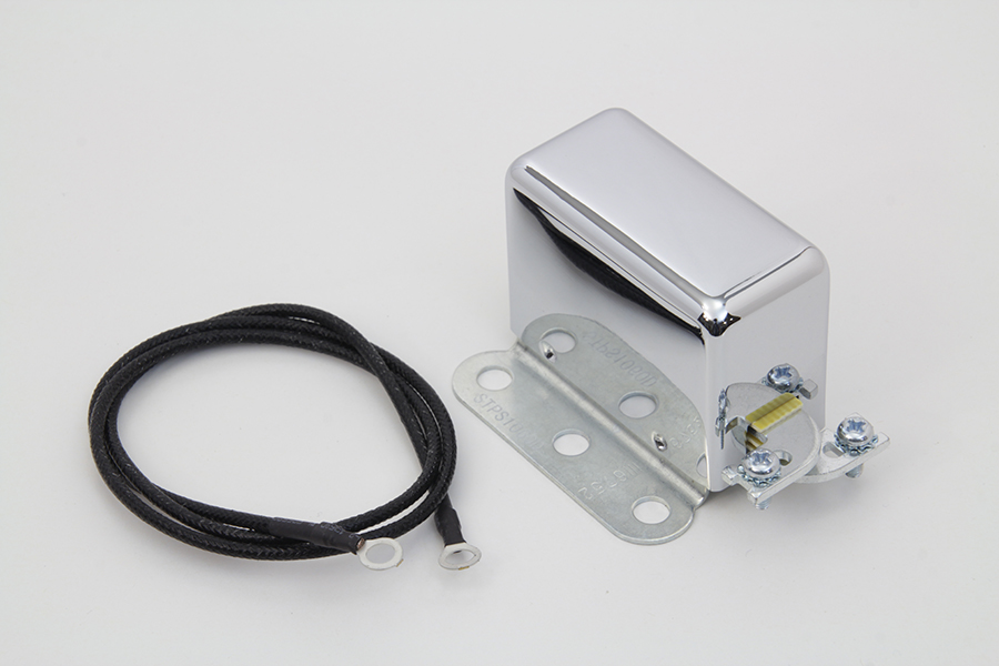 Chrome Look-A-Like 12 Volt 2-Brush Relay