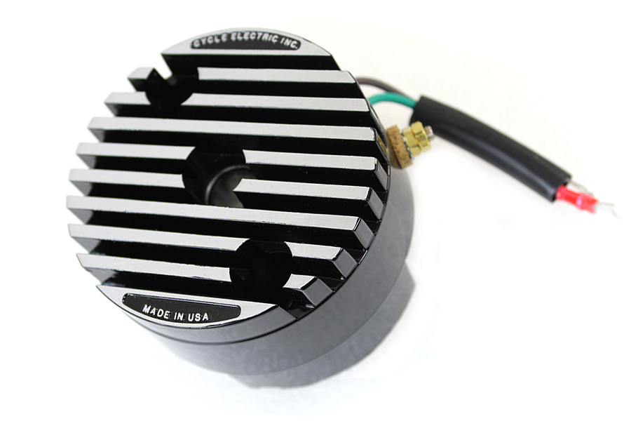 Black 12 Volt Regulator End Cover