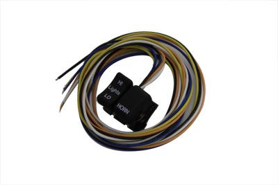 Black Handlebar Dimmer and Horn Switch
