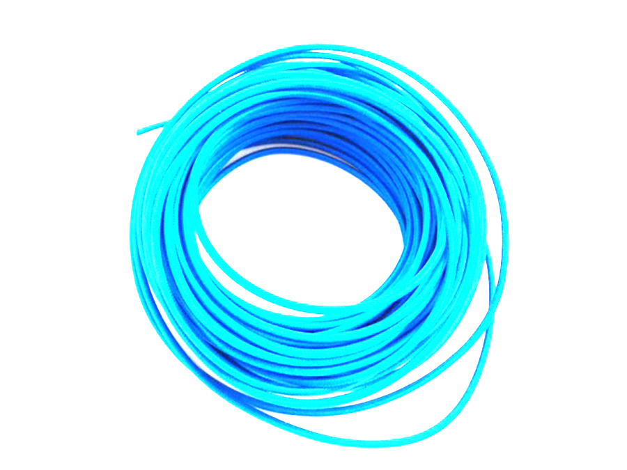 Pure Blue 25' Braided Wire