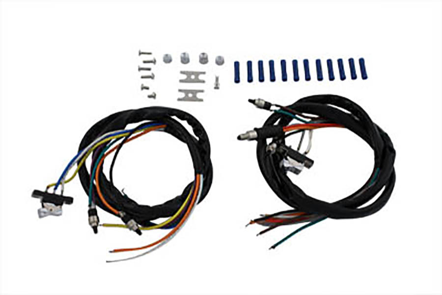 Handlebar Wiring Harness and Chrome Switch Assembly
