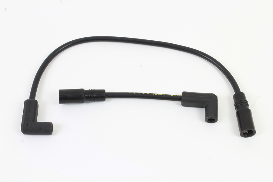 Accel 8mm S/S Spiral Core Ignition Wire Set Black