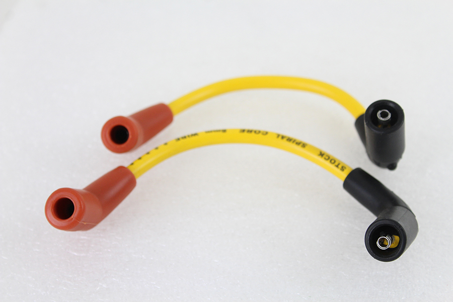 Accel 8mm S/S Spiral Core Ignition Wire Set Yellow