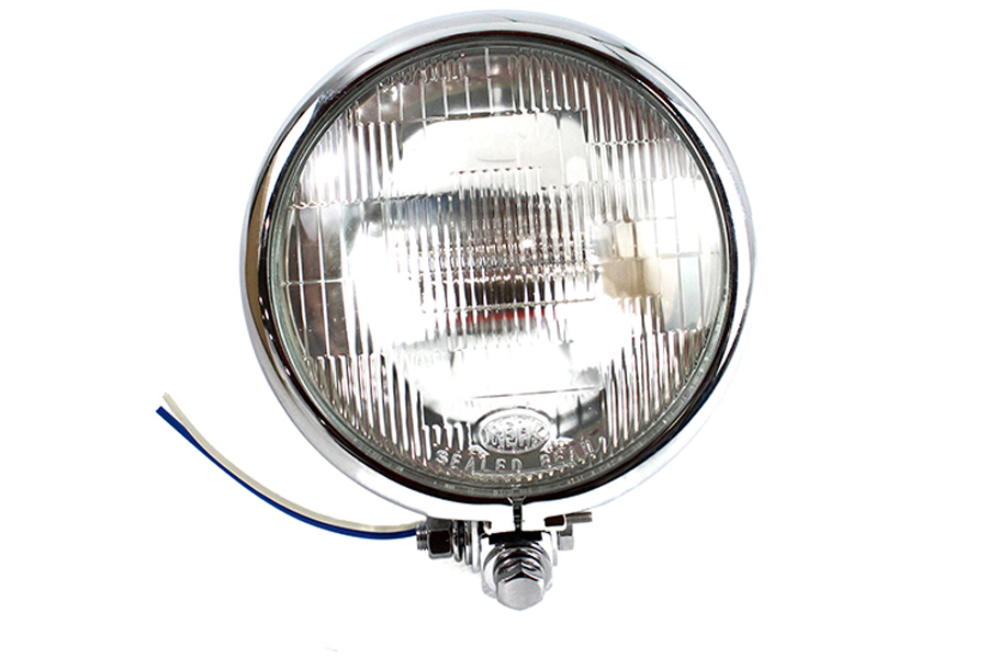 5-3/4" Round Headlamp Assembly Chrome