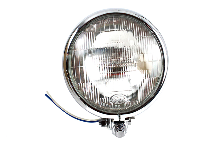 5-3/4" Round Headlamp Assembly Chrome