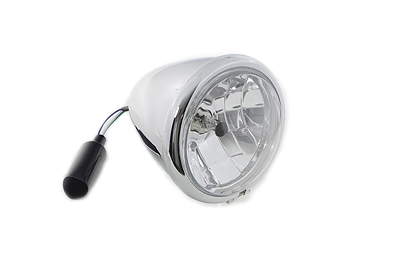 5-3/4" Stretch Headlamp Chrome Plated