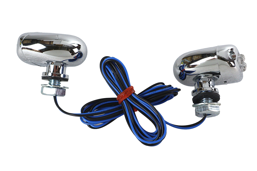 LED Blue Marker Lamp Set Center Mount