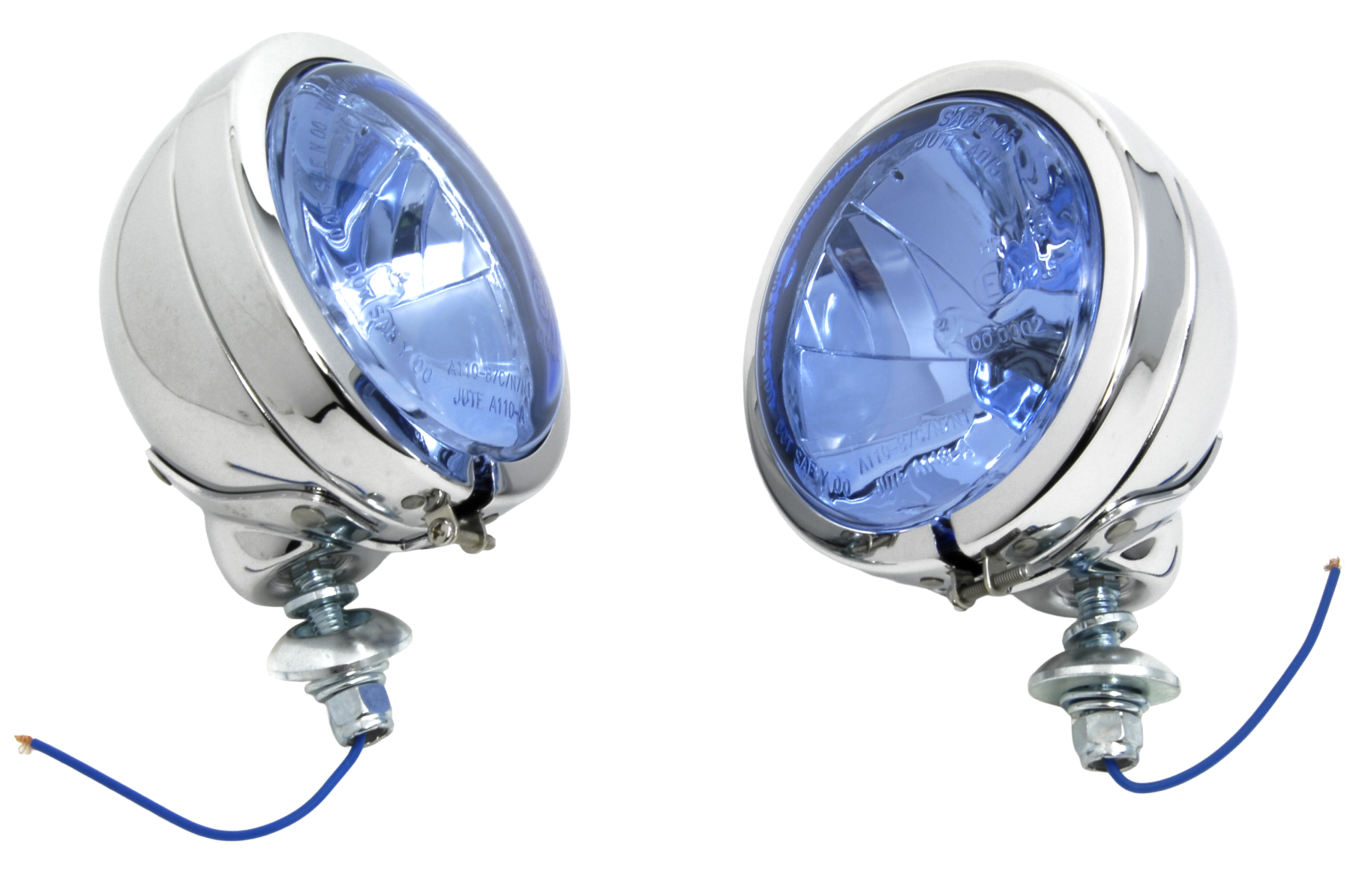 H-3 Spotlamp Set with Blue Lens