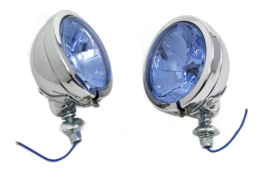 H-3 Spotlamp Set with Blue Lens