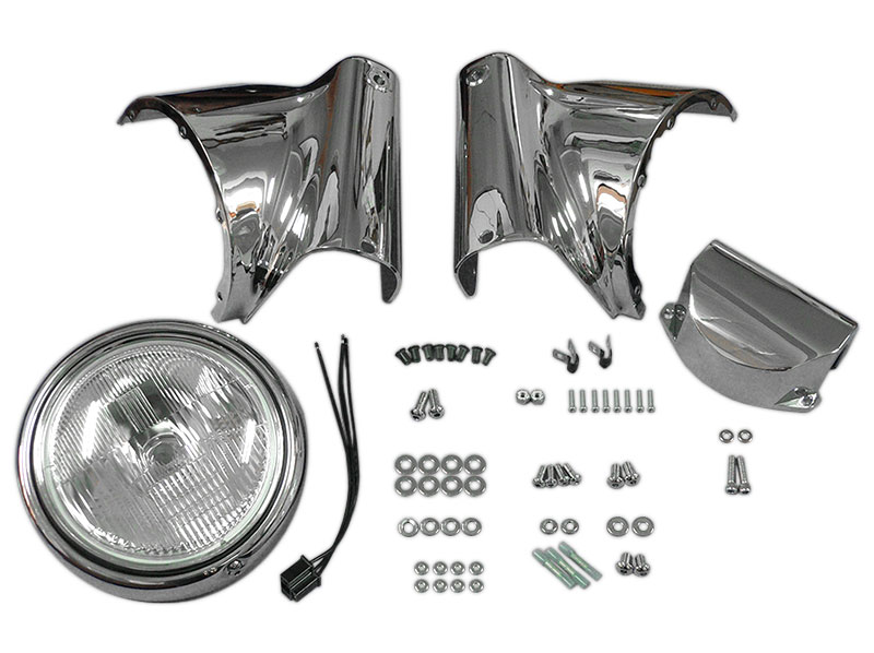 Chrome Headlamp Cowl Kit