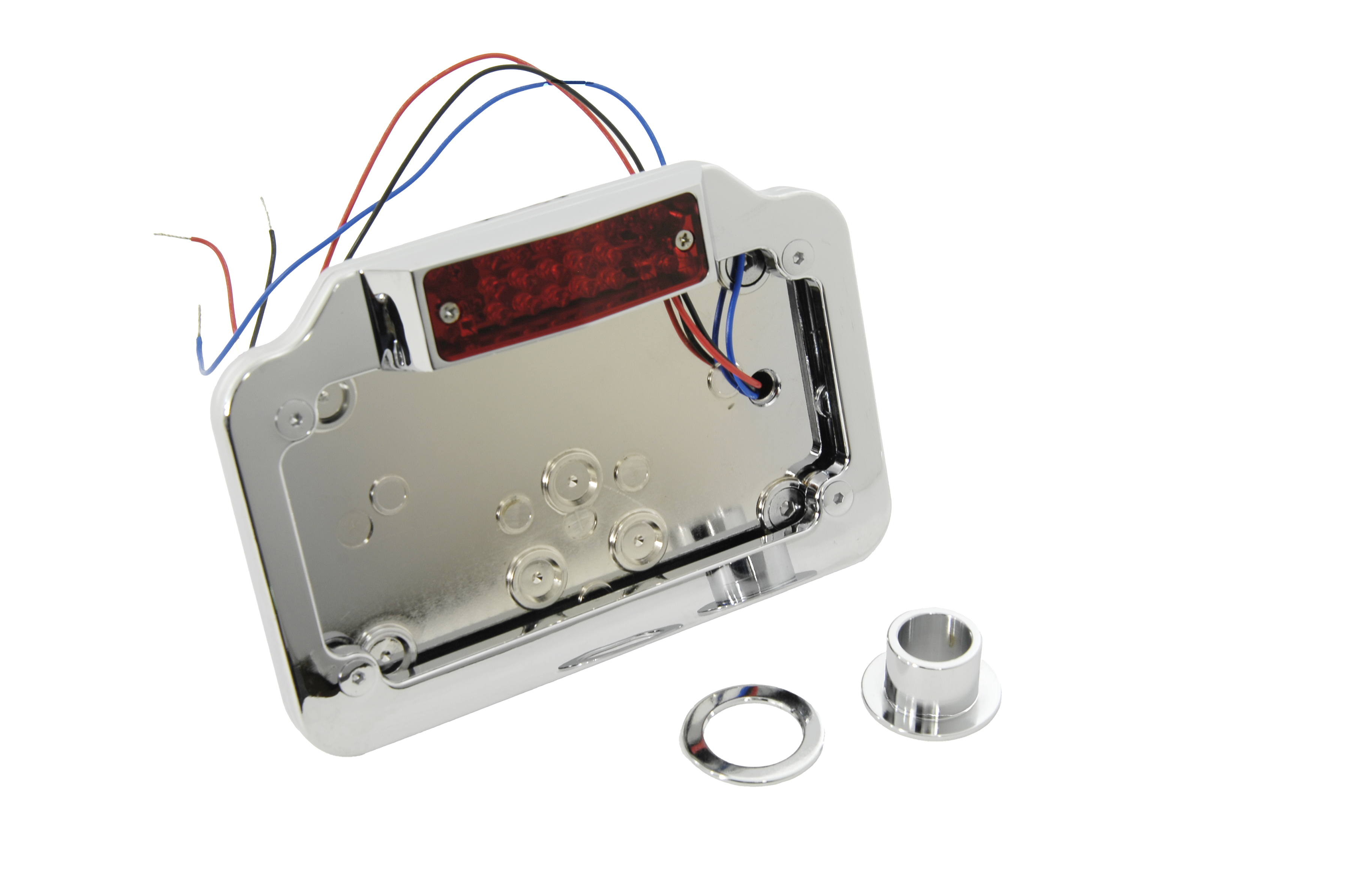 Chrome Plain Style Tail Lamp Assembly