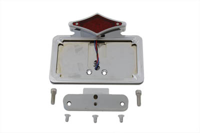 Tail Lamp and License Plate Holder Chrome