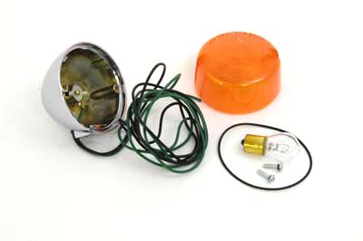 Rear Turn Signal Right or Left Assembly Chrome