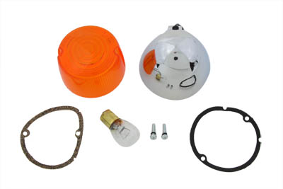 Chrome Turn Signal Assembly Front Right or Left