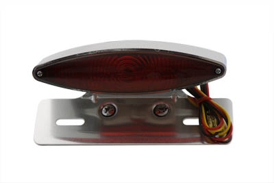 Chrome Snake Eye Fender Mount Tail Lamp Kit