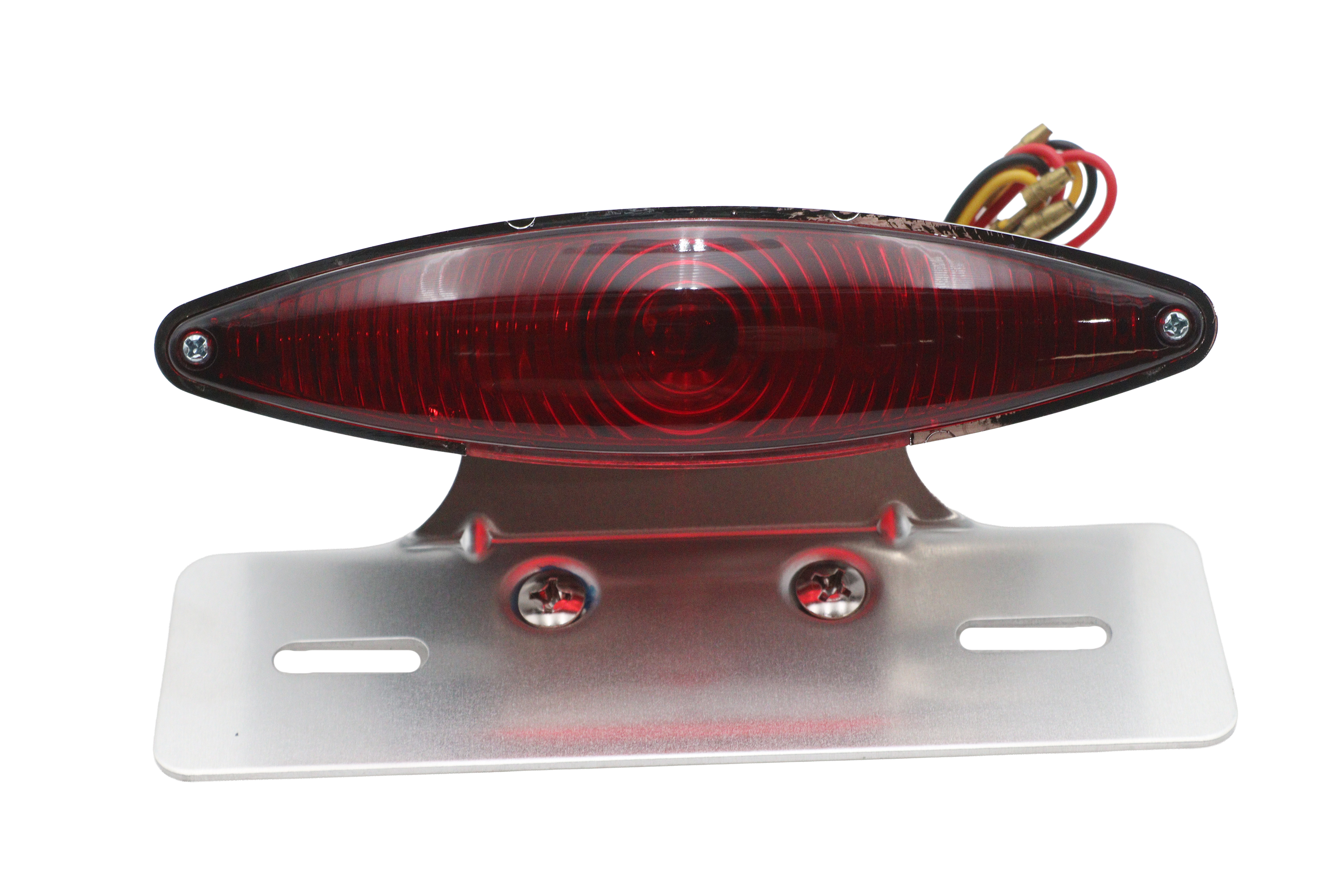 Chrome Snake Eye Fender Mount Tail Lamp Kit