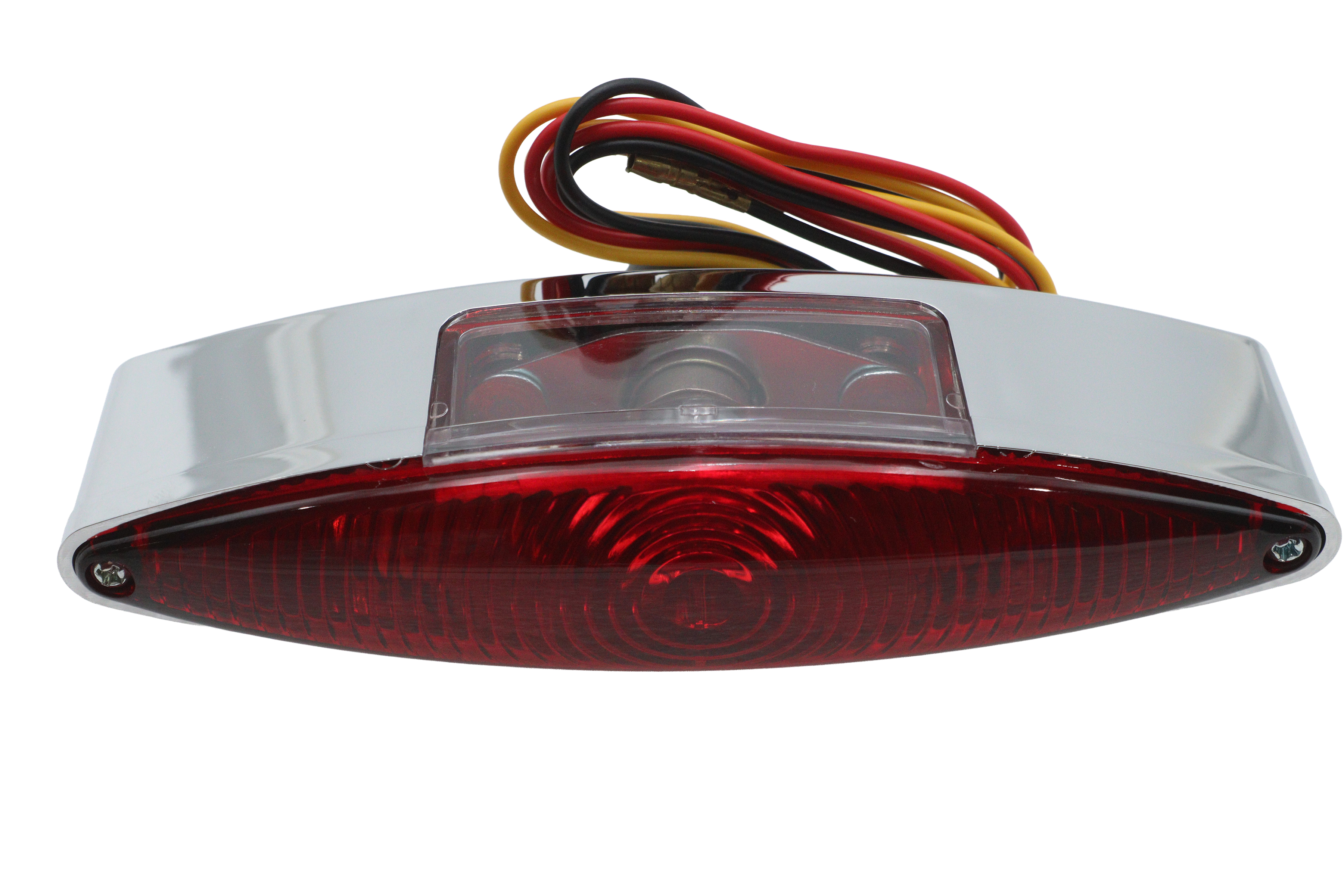 Chrome Snake Eye Style Tail Lamp
