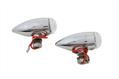 Mini Bullet Clear Lens Marker Lamp Set