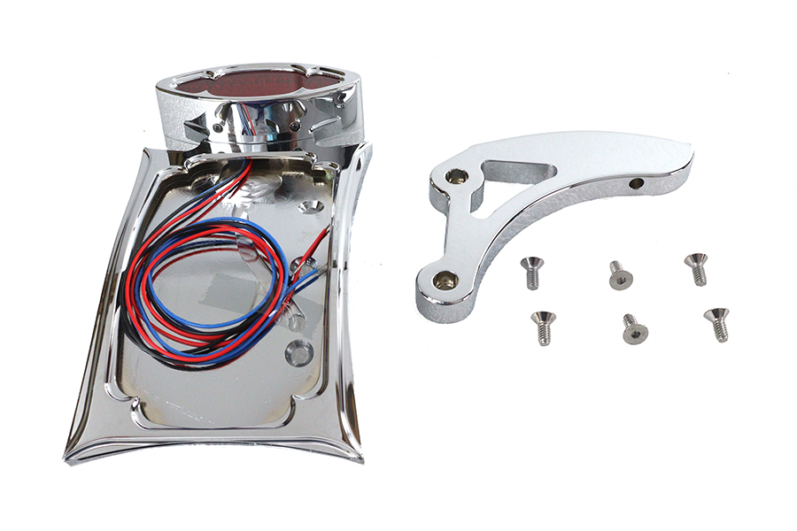 Chrome Curved Odin Style Tail Lamp Kit