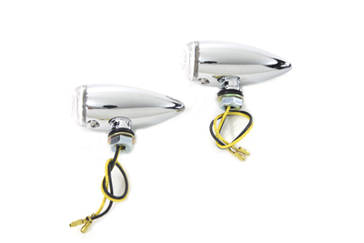Mini LED Bullet Clear Lens Marker Lamp Set