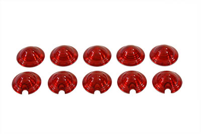 Bullet Style Marker Lamp Red Lenses