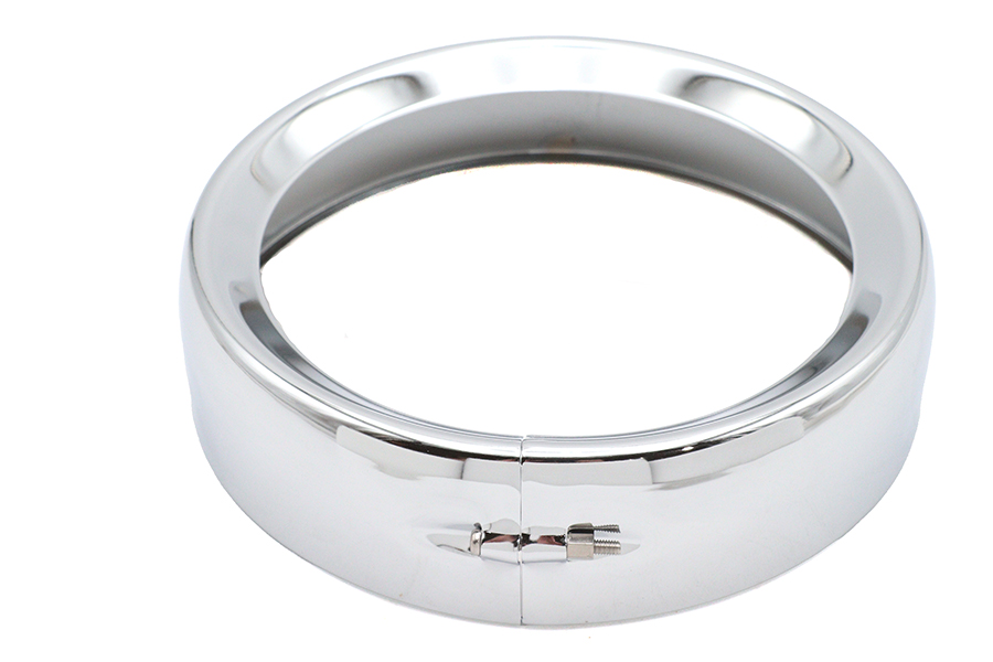 7" Headlamp Chrome Frenched Trim Ring,for Harley Davidson,by VTwin eBay