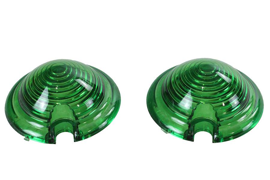 Bullet Style Marker Lamp Green Lens Set