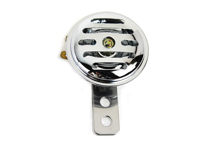 Slotted Style 12 Volt Mini Horn Chrome