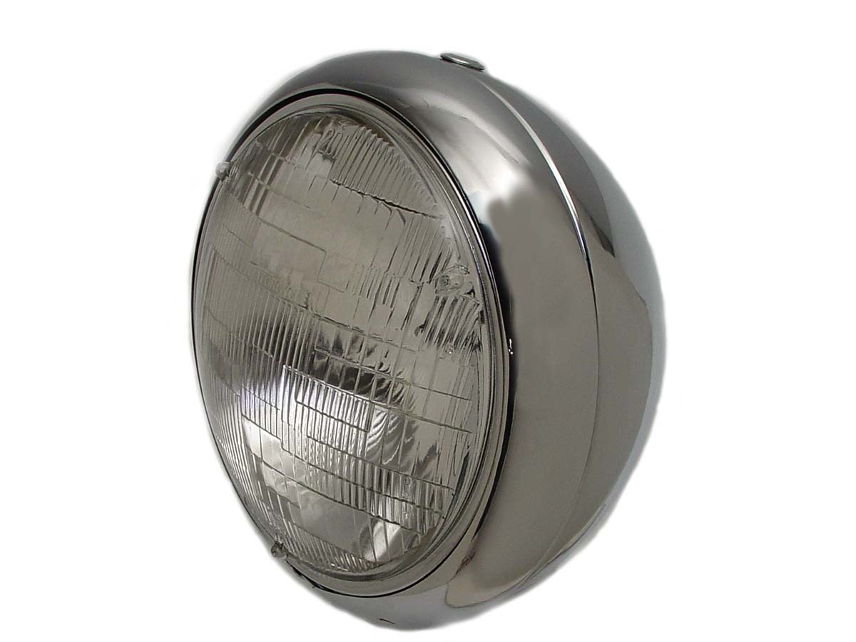 Vintage 7" Round Headlamp 12 Volt