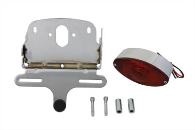Chrome Cateye Tail Lamp Assembly Kit