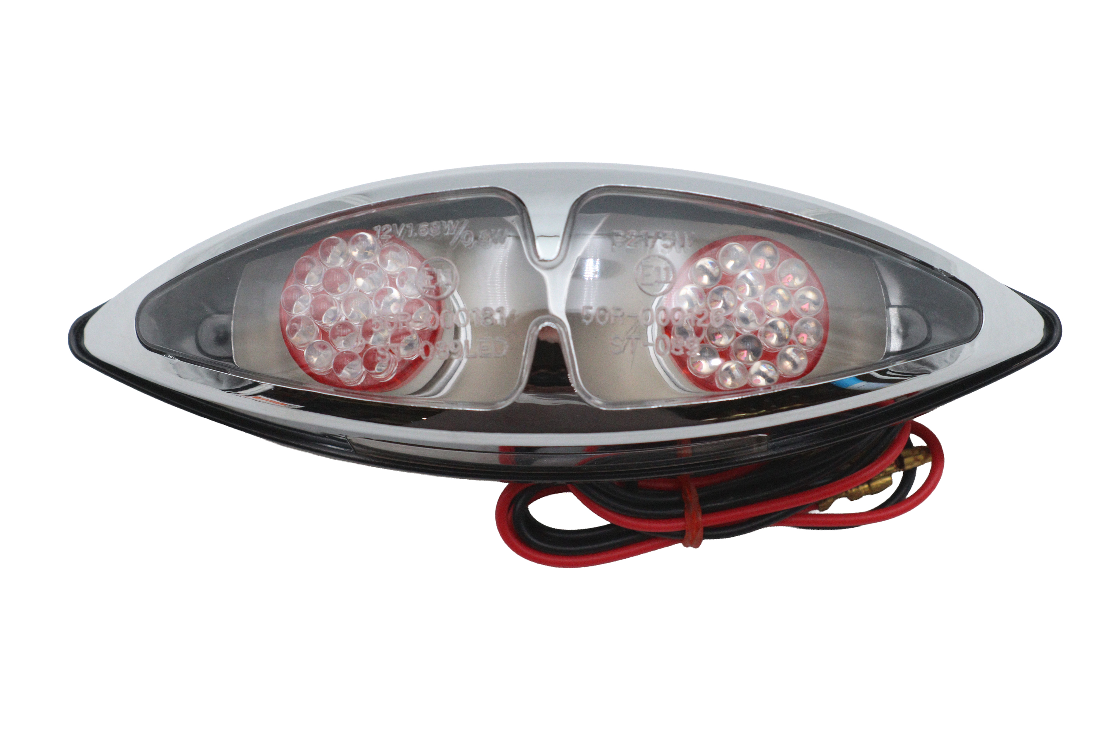 Chrome ABS Big Eye LED Tail Lamp