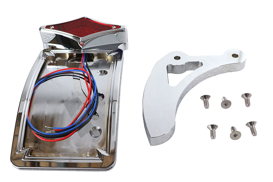 Chrome Curved Diamond Style Tail Lamp Kit