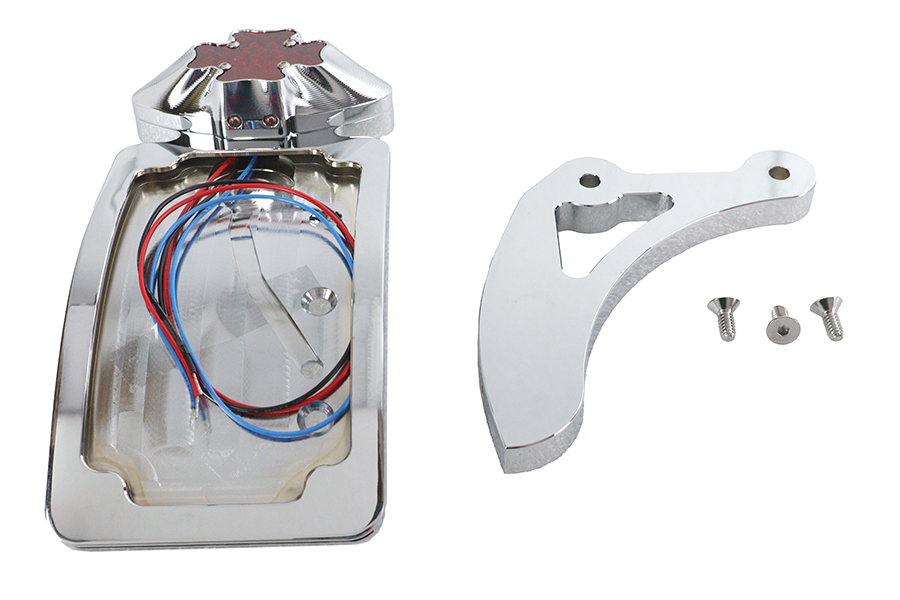Chrome Maltese Tail Lamp Assembly