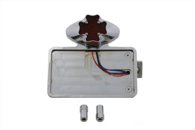 Chrome Horizontal LED Tail Lamp Kit Maltese Style