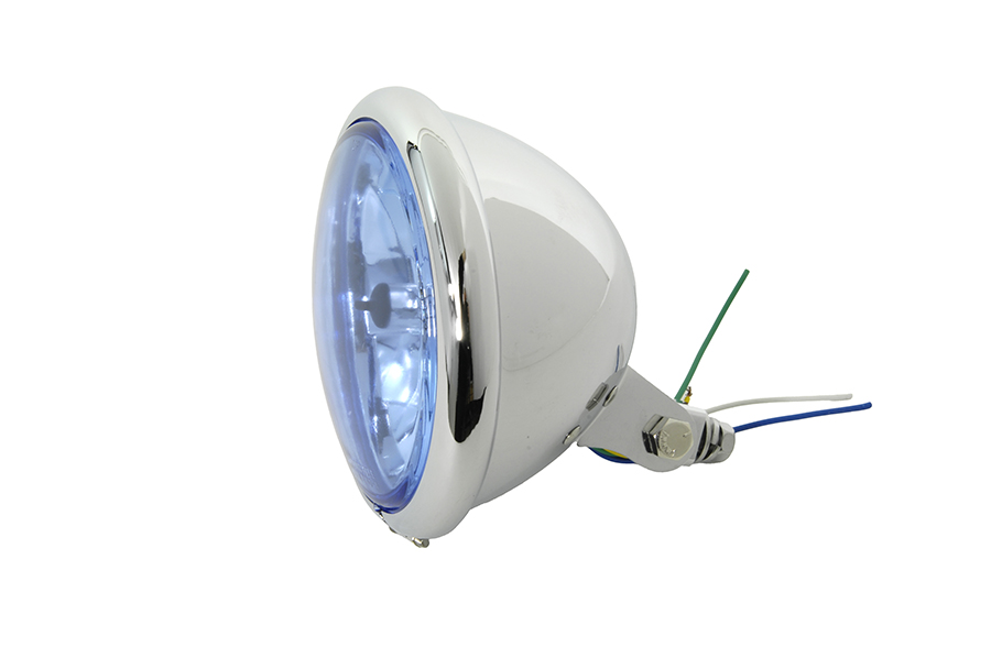 5-3/4" Round Headlamp Bates Style