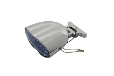 5-3/4" Headlamp Assembly Bi-Focal Style with Blue Lens