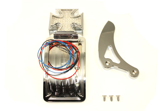 Chrome Curved Tail Lamp Kit Maltese Type