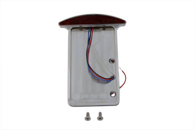 Tail Lamp and License Plate Vertical Side Mount Slice Style