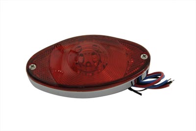 Thin Cateye Tail Lamp with Red Lens