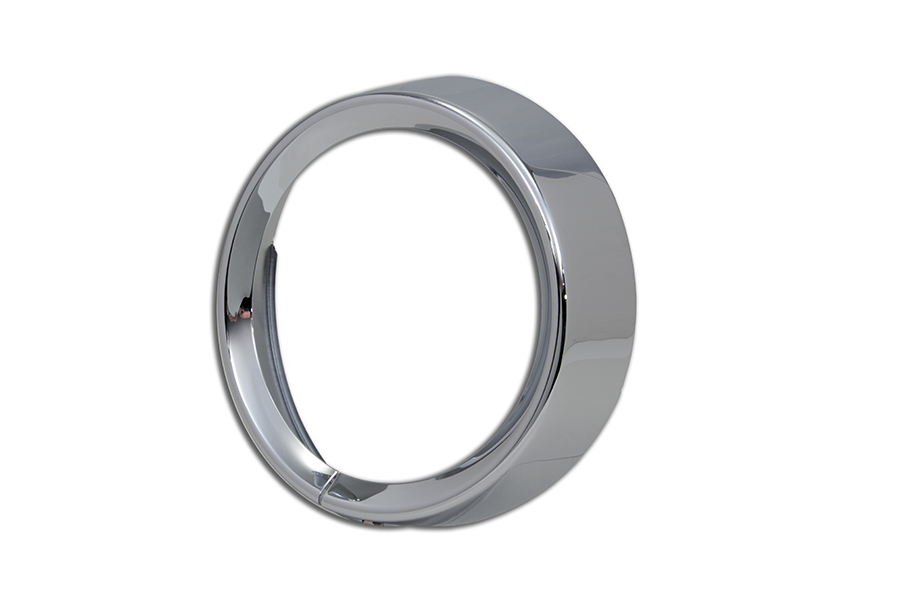 7" Headlamp Chrome Frenched Trim Ring