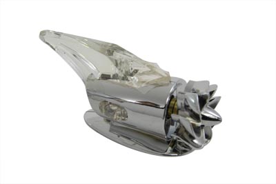 Chrome Amber Fan Operated Marker Lamp