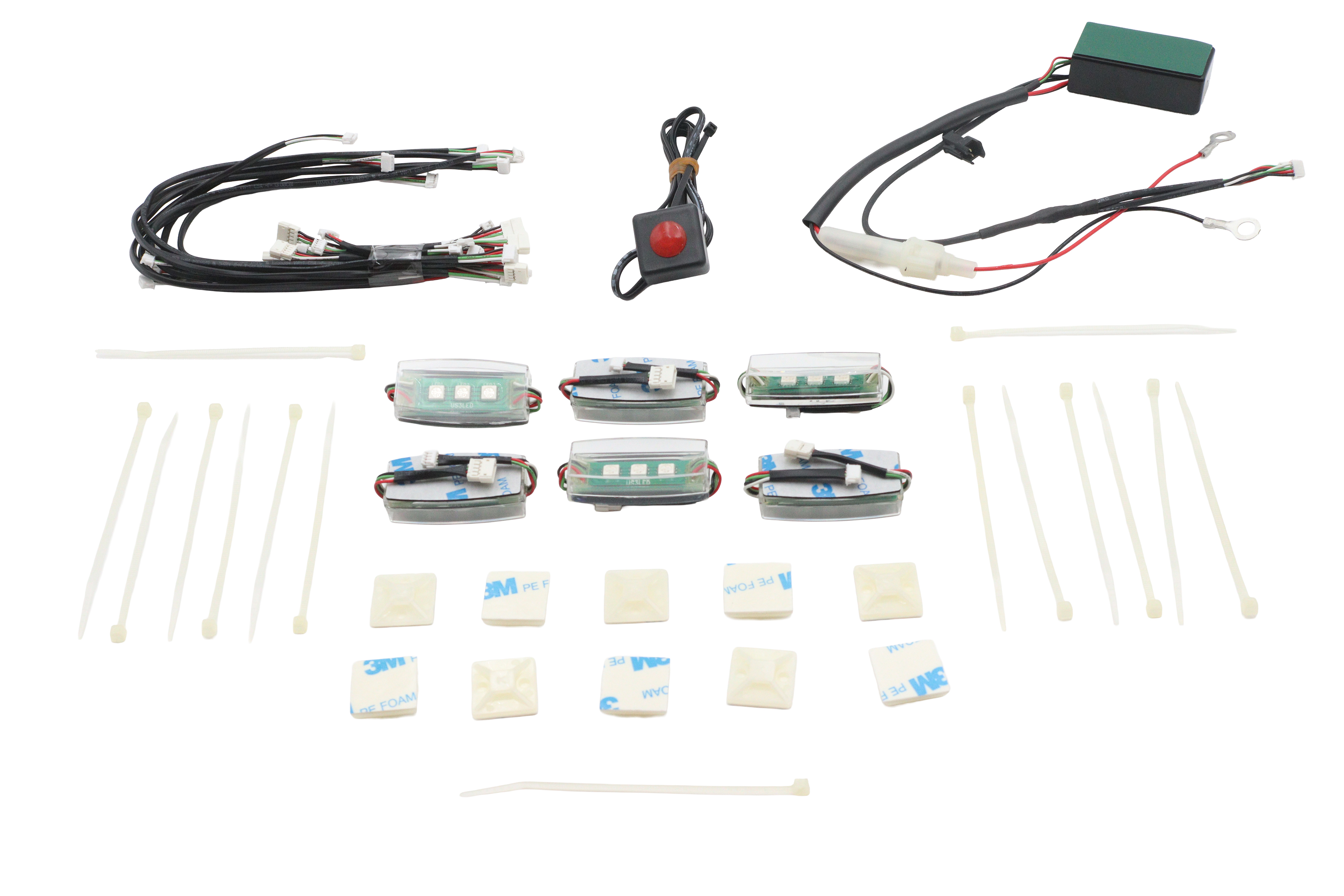 LED Marker Lamp Pod Set with 6 Pods